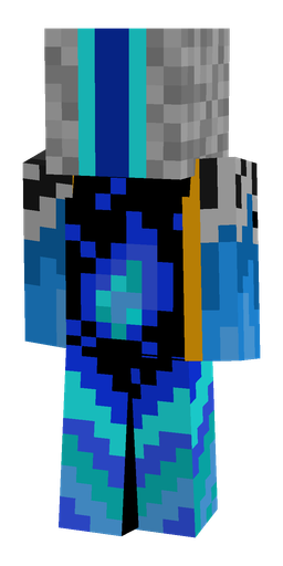 Black skin: body, back render