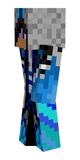 Black skin: body, left side render