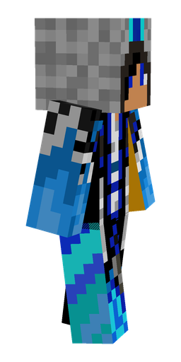 Black skin: body, right side render