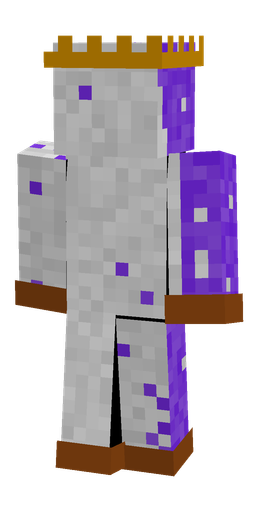 Brown skin: body, back render
