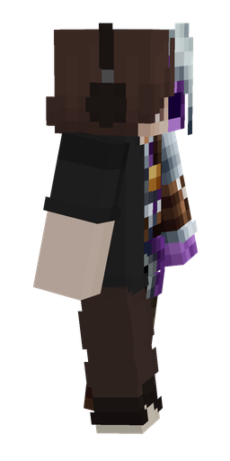 Black skin: body, right side render