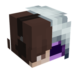 Black skin: head render