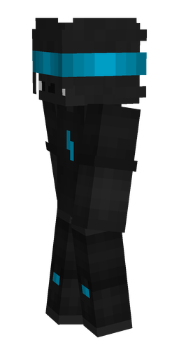 Black skin: body, left side render