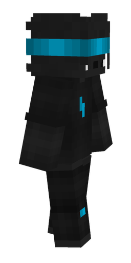 Black skin: body, right side render