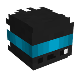 Black skin: head render