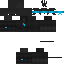 Black skin: raw texture render