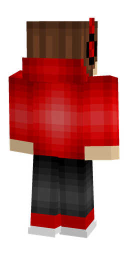 Black skin: body, back render