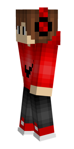 Black skin: body, left side render