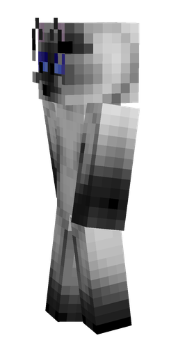 Black skin: body, left side render