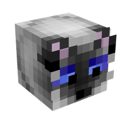 Black skin: head render