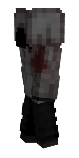 Black skin: body, left side render