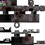 Black skin: raw texture render