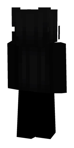 Black skin: body, back render