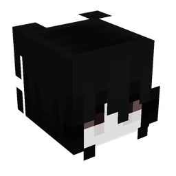 Black skin: head render
