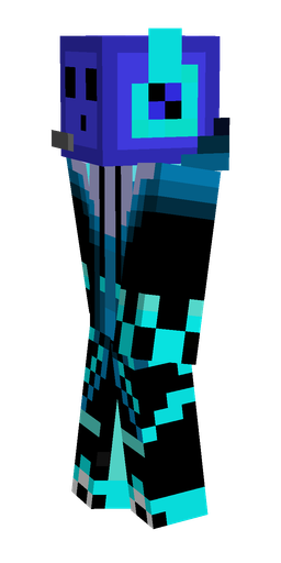 Black skin: body, left side render