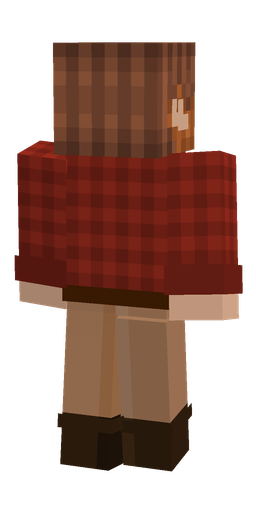 Brown skin: body, back render