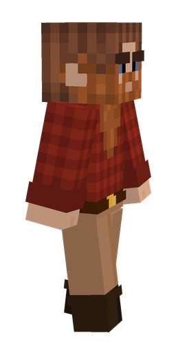 Brown skin: body, right side render