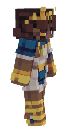 Blue skin: body, right side render
