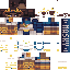 Blue skin: raw texture render