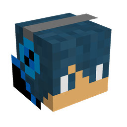 Black skin: head render