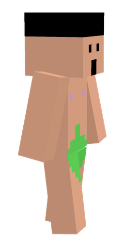 Black skin: body, right side render
