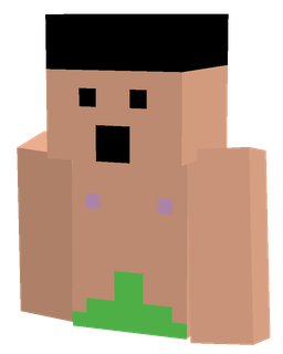 Black skin: bust render
