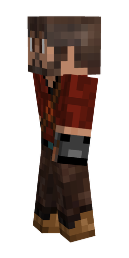 Black skin: body, left side render