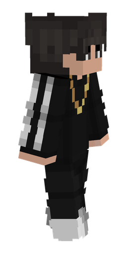 Black skin: body, right side render
