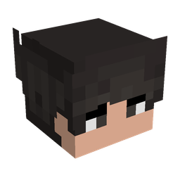 Black skin: head render