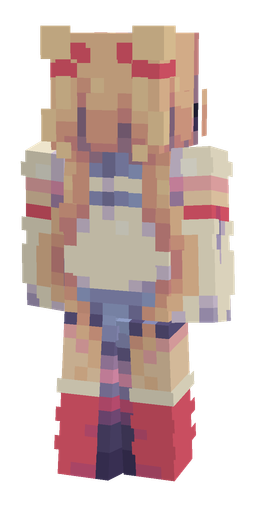 Orange skin: body, back render