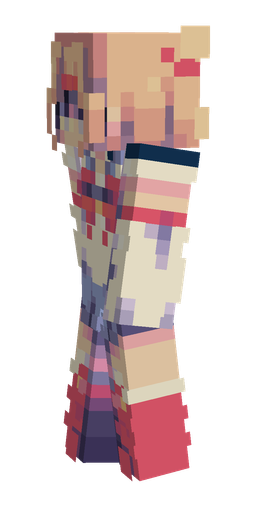 Orange skin: body, left side render