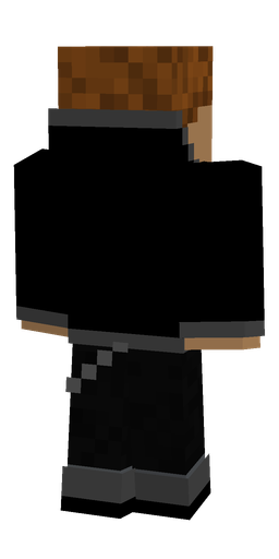 Black skin: body, back render