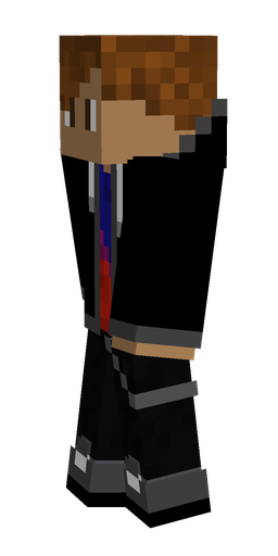 Black skin: body, left side render