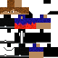 Black skin: raw texture render
