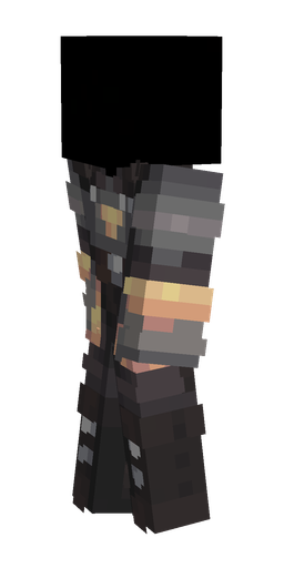 Black skin: body, left side render