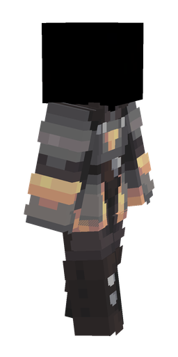 Black skin: body, right side render