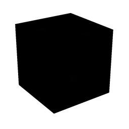 Black skin: head render