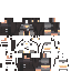 Black skin: raw texture render