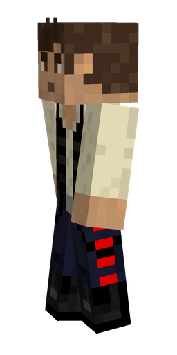 Black skin: body, left side render