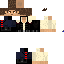 Black skin: raw texture render