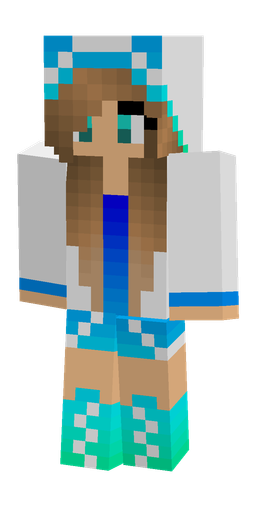 Blue skin: body, front render