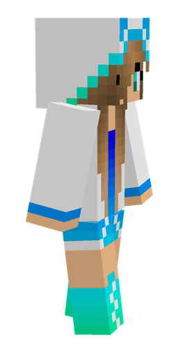 Blue skin: body, right side render
