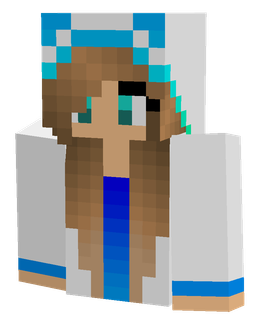 Blue skin: bust render