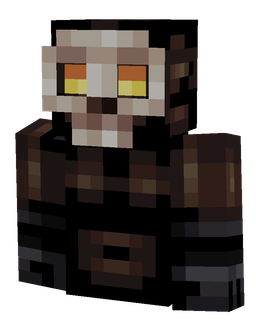 Black skin: bust render