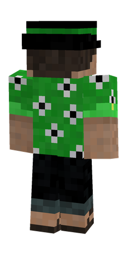 Black skin: body, back render
