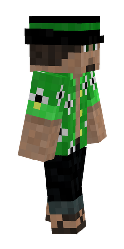 Black skin: body, right side render