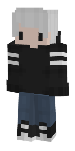 Black skin: body, front render