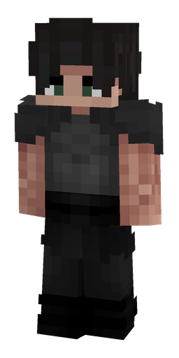 Black skin: body, front render