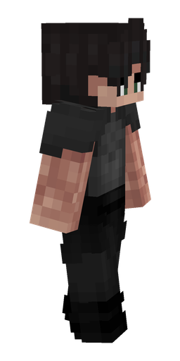 Black skin: body, right side render