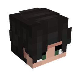 Black skin: head render